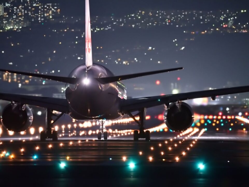 Future Perfect Travel | Panasonic | Plane Taking Off at Night