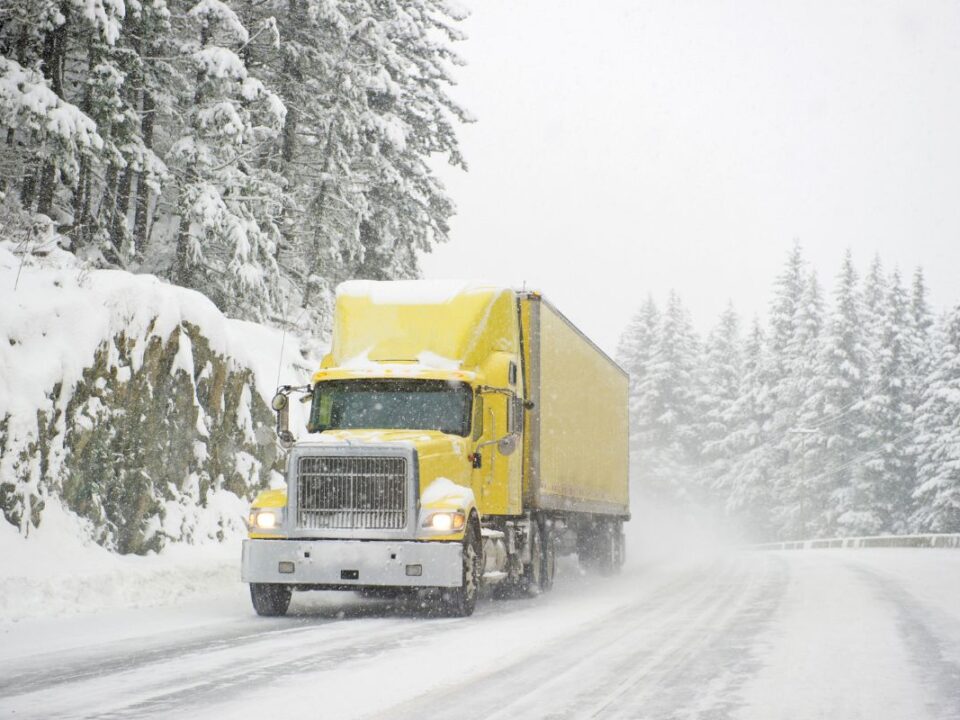 The Cold Chain is Hot Right Now | Truck Driving Frozen Mountain Road