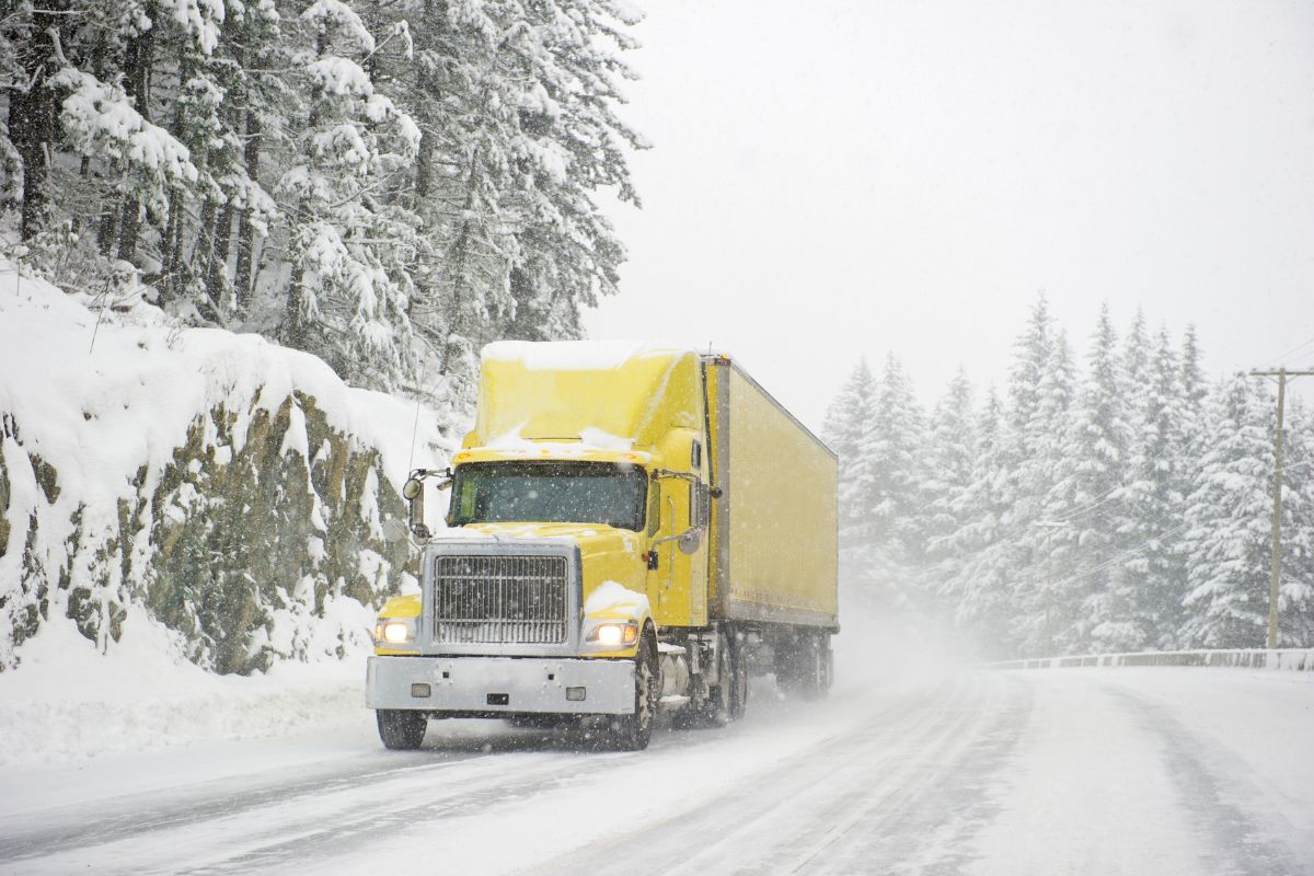 The Cold Chain is Hot Right Now | Truck Driving Frozen Mountain Road